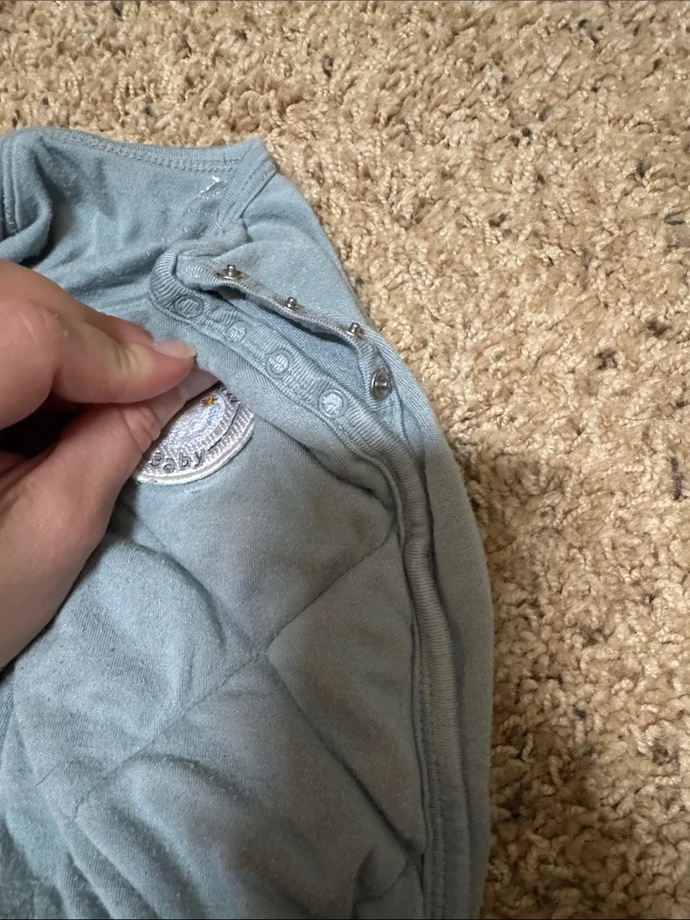 Dreamland Baby Weighted Sleep Swaddle in Ocean Blue
